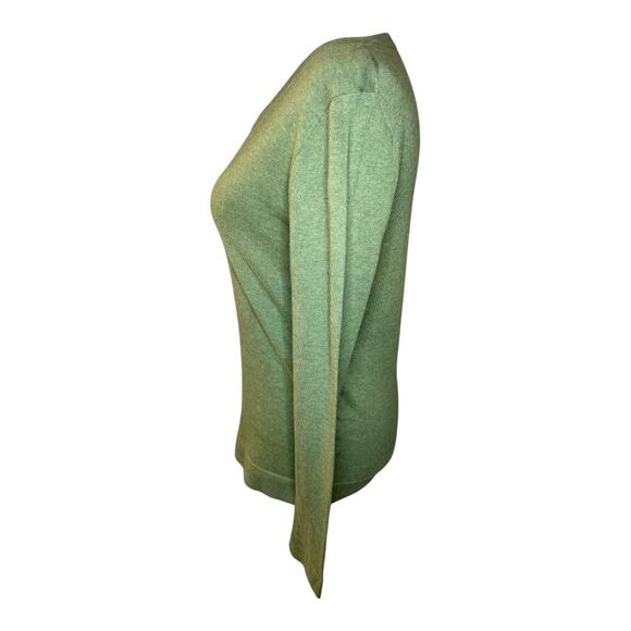 J. Crew Women’s Small Green Cotton Teddie Sweater EUC - Picture 2 of 6